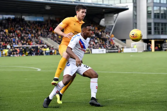 Rangers striker Alfredo Morelos