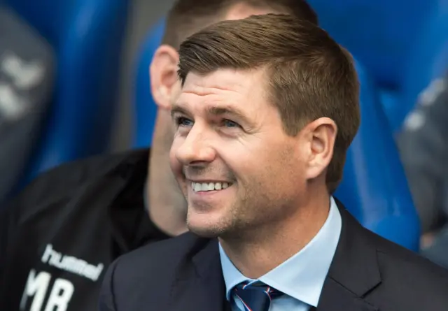 Rangers manager Steven Gerrard