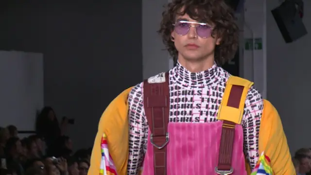 Fashion student at Plymouth College of Art