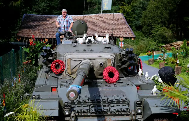 Gary with tank