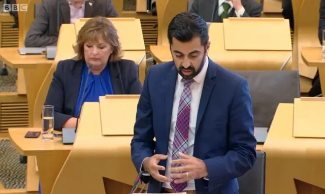 Justice Secretary Humza Yousaf