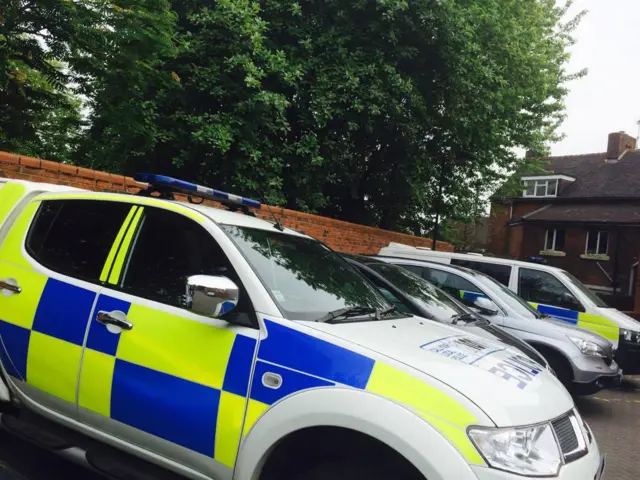 Staffordshire Police cars