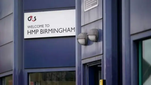 HMP Birmingham sign