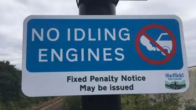 No idling sign