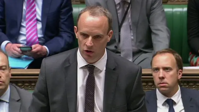 Exiting the EU Secretary Dominic Raab