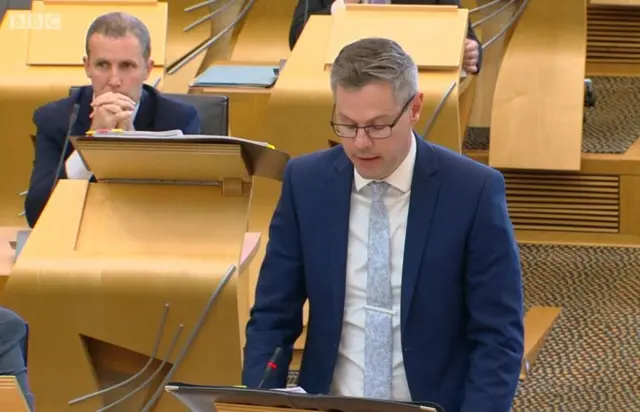 Finance Secretary Derek Mackay