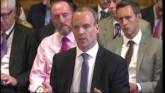 Exiting the EU Secretary Dominic Raab