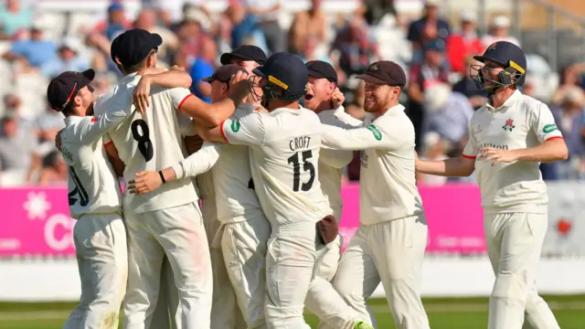 Lancashire celebrate