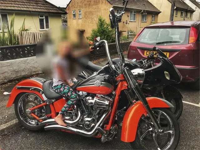 Harley Davidson motorbike