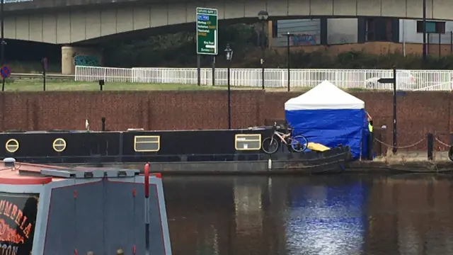 The tent in Victoria Quays