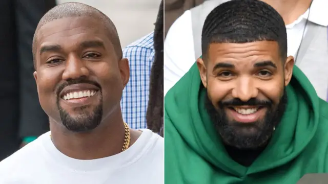 Kanye West and Drake