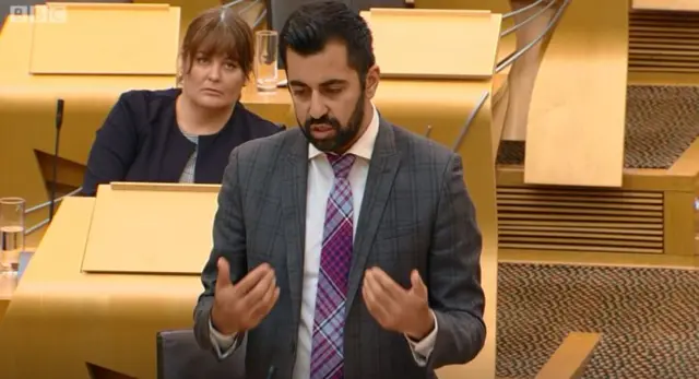 Justice Secretary Humza Yousaf