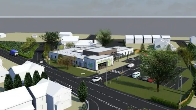 Artist's impression of planned new centre