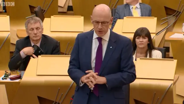 Deputy First Minister and Education Secretary John Swinney