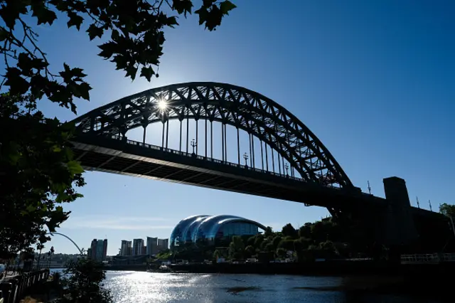 The iconic Tyne Bridge