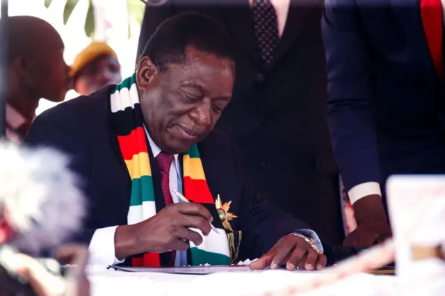 President Emmerson Mnangagwa