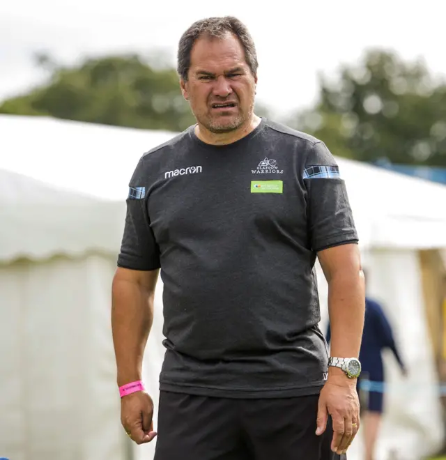 Glasgow Warriors head coach Dave Rennie