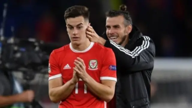 Tom Lawrence and Gareth Bale