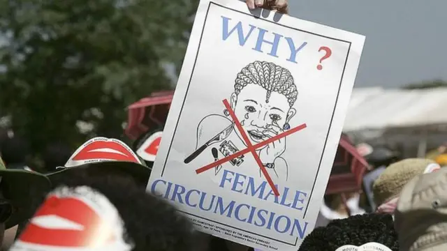 A protest against FGM