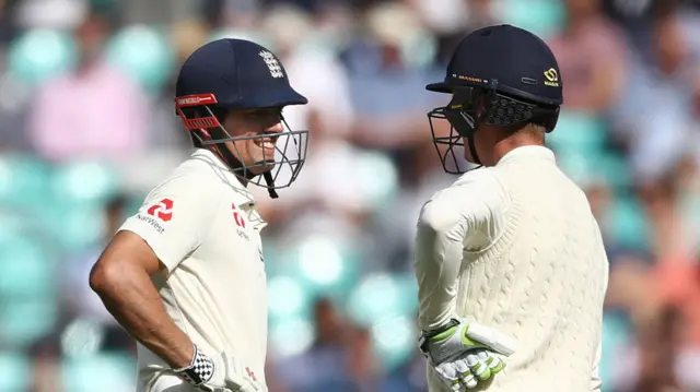 Alastair Cook and Keaton Jennings