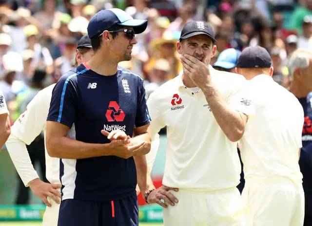 Alistair Cook and James Anderson