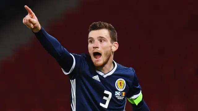 Scotland captain Andy Robertson