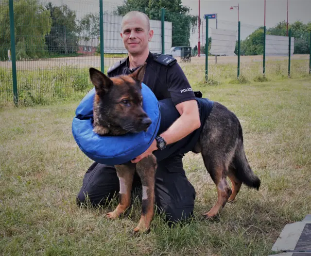 PD Axle with handler Dean Allen