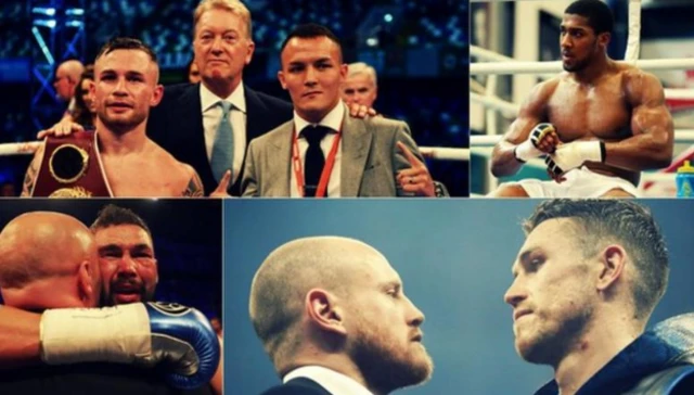 Groves, smith, Bellew, Frampton, Warrington, Joshua