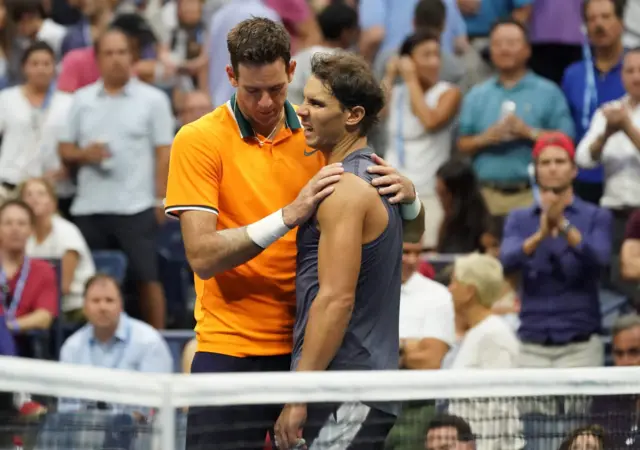 Juan Martin del Potro and Rafael Nadal