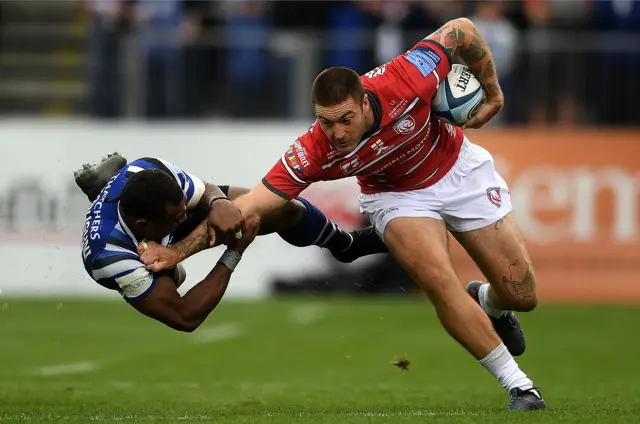 Bath v Gloucester wingers