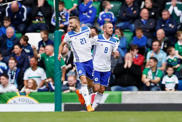 Bosnia celebrate