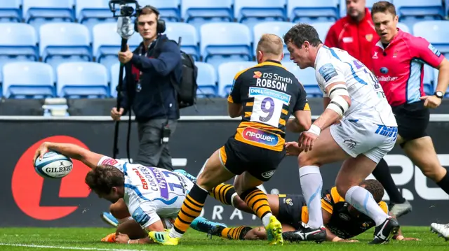 Santiago Cordero scores for Exeter