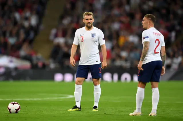 Luke Shaw and Kieran Trippier