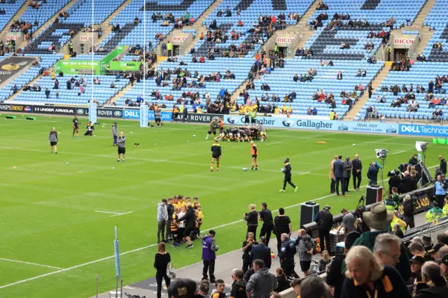 Wasps warm up