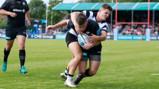 Matt Gallagher scores for Saracens