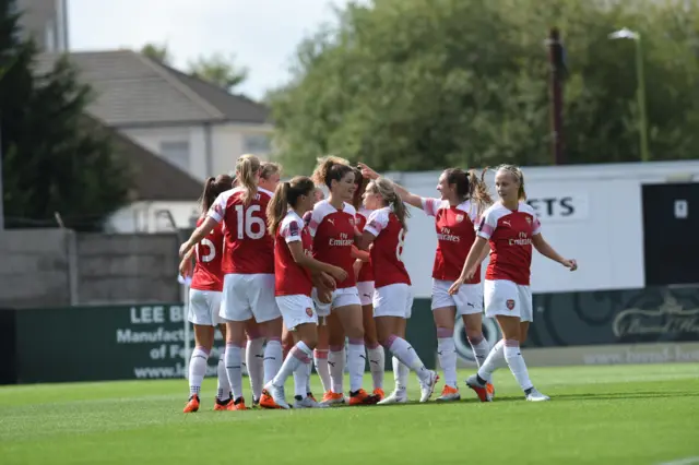 Arsenal celebrate