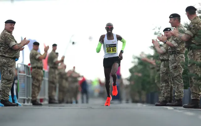 Mo Farah Great North Run 2018
