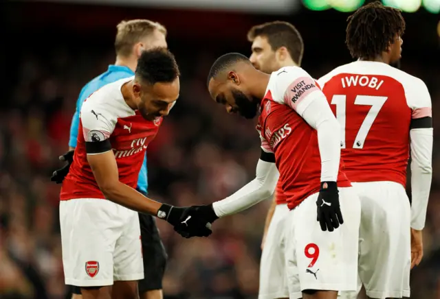 Lacazette and Aubameyang