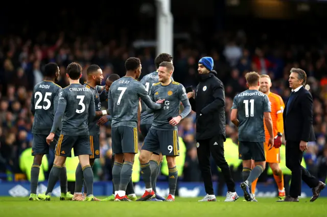 Leicester celebrate