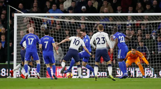 Harry Kane scores