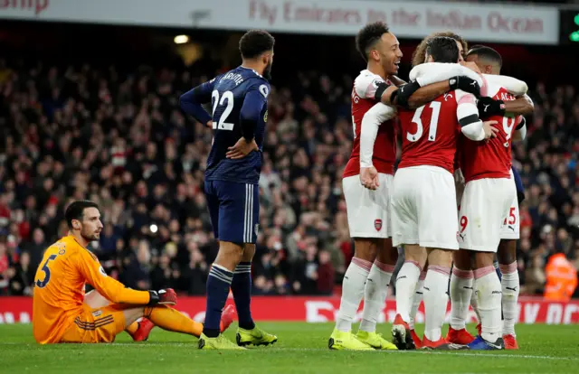 Arsenal celebrate