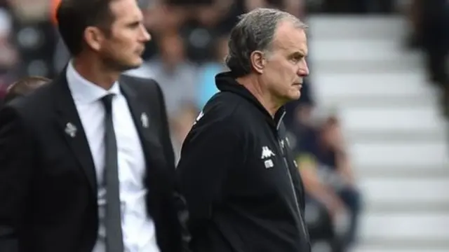 Frank Lampard (left) and Marcelo Bielsa