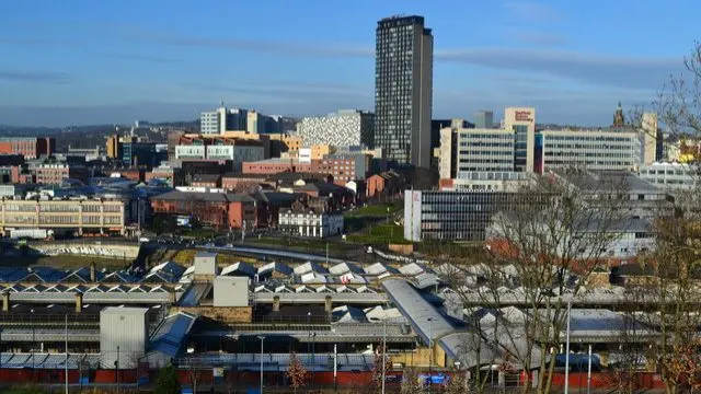 The Sheffield skyline