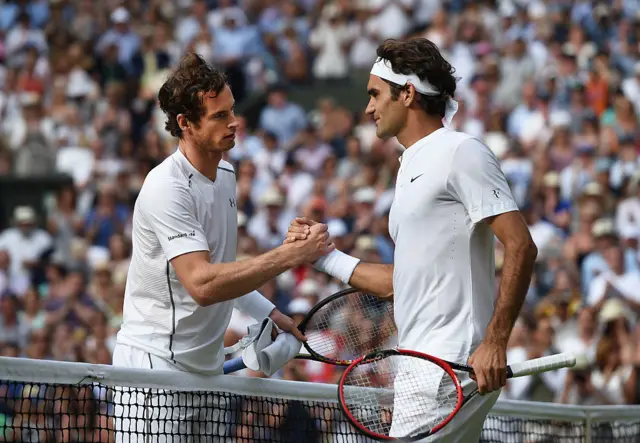 Murray and Federer