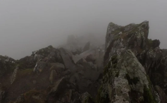 Foggy Striding Edge