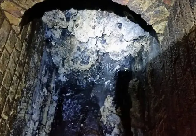 Fatberg in Whitechapel, London