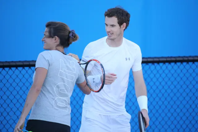 MUrray and Mauresmo