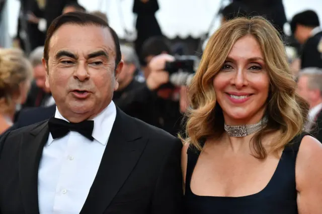 Carlos and Carole Ghosn