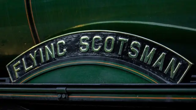 The Flying Scotsman nameplate