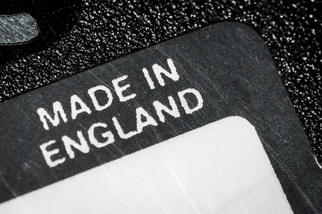 Made in England sign